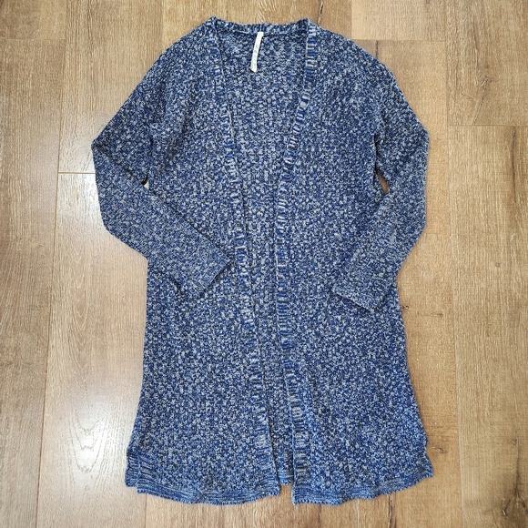 Leo & Nicole chunky knit duster cardigan small bohocore minimalist cottagecore - Picture 1 of 8